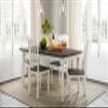Jofran Madison County Reclaimed Solid Wood Slatback Farmhouse Dining Chair, Vintage White view 2