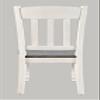 Jofran Madison County Reclaimed Solid Wood Slatback Farmhouse Dining Chair, Vintage White view 4