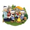 3D Camping Family of 5 Christmas Ornament 2025 Personalized Family Christmas Ornaments 2025 | Camping Tent Personalized Tree Ornaments Customizable Gifts for Holiday Campers Vacation of Five Ornament view 2