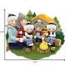 3D Camping Family of 5 Christmas Ornament 2025 Personalized Family Christmas Ornaments 2025 | Camping Tent Personalized Tree Ornaments Customizable Gifts for Holiday Campers Vacation of Five Ornament view 3