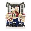 3D Welcoming Family of 6 Christmas Ornament 2025 Personalized Family Christmas Ornaments 2025 | Doorway Home Keepsake Personalized Tree Ornaments Customizable Gifts Winter Sweaters of Six Ornament view 2