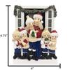 3D Welcoming Family of 6 Christmas Ornament 2025 Personalized Family Christmas Ornaments 2025 | Doorway Home Keepsake Personalized Tree Ornaments Customizable Gifts Winter Sweaters of Six Ornament view 3