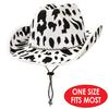 Beistle Cow Print Cowboy Hats, 3 Pieces One Size Fits Most, Adjustable Chin Strap, Western Party Supplies, Halloween Costume Dress Up, Cowgirl Hat, Wild West Themed Parties, Animal Print Hats view 2