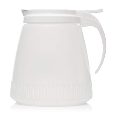 48oz Plastic Syrup Dispenser with Plastic Lid and Stainless Steel Slide Cover - Syrup, Sugar, Honey Dispenser - Perfect for Diners, Restaurants, Home, Office, Disposable by EcoQuality (3)