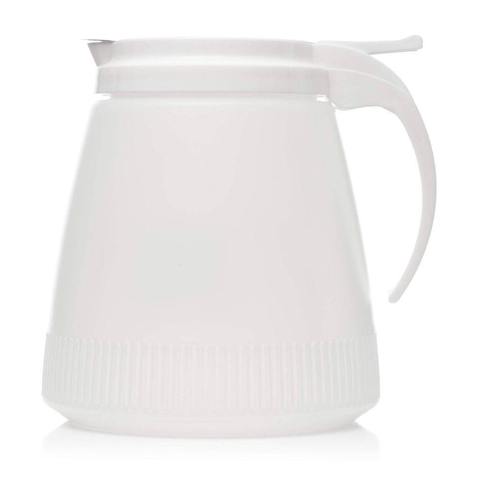 48oz Plastic Syrup Dispenser with Plastic Lid and Stainless Steel Slide Cover - Syrup, Sugar, Honey Dispenser - Perfect for Diners, Restaurants, Home, Office, Disposable by EcoQuality (4)