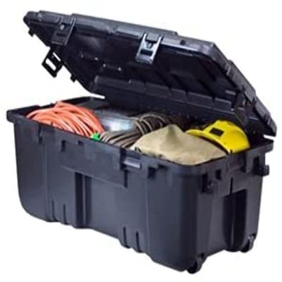*1819 XXL HINGED Storage Box - 108 Quart Black