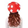 Beistle Unisex Plush Mushroom Hats, 2 Pieces  Arcade Party Supplies, Birthday & Halloween Costume Dress Up, Video Game Themed Headwear, Photo Booth Props, Novelty Caps view 2