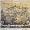 1871 Map City Los Angeles Landmarks California United States Poster Reproduction (16 X 24 IMAGE SIZE PAPER) view 1