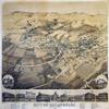 1871 Map City Los Angeles Landmarks California United States Poster Reproduction (16 X 24 IMAGE SIZE PAPER) view 2
