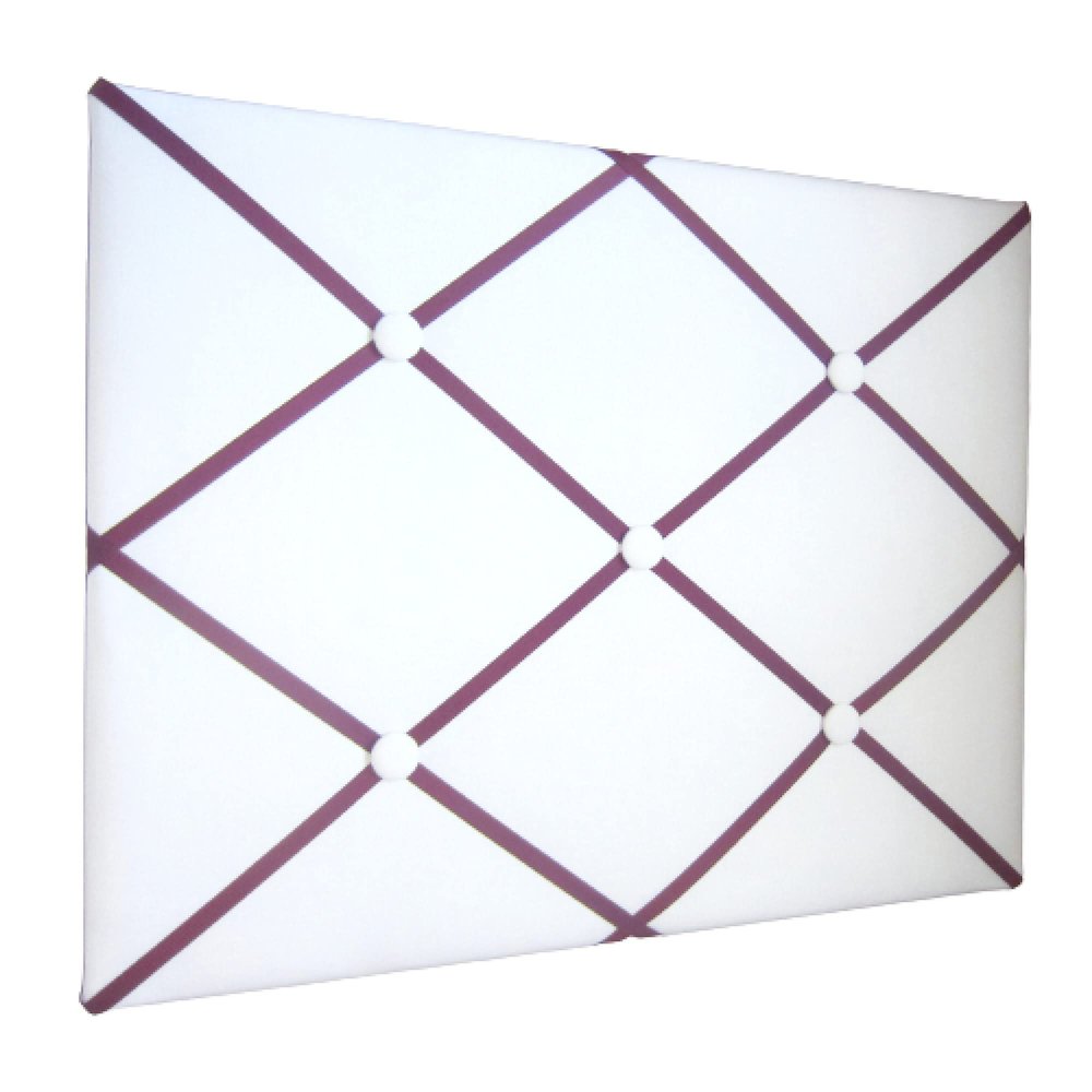 16"x20" White Fabric Memory Board-You Choose Ribbon Colors (Apricot)