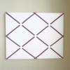 16"x20" White Fabric Memory Board-You Choose Ribbon Colors (Apricot) view 4