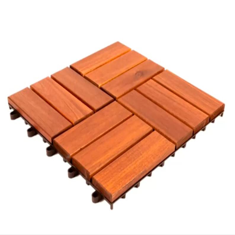 din - Modular floor for garden, watering can (covers couvertures covers 0.95 square metres, box contains 10 pictures.