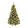 Christopher Knight Home Cashmere Artificial Christmas Tree, Clear Led view 3