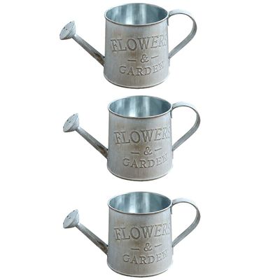 DOITOOL 3pcs Vintage Iron Flower Bucket Decor for Indoor and Outdoor Use Multi-Purpose Storage Containers for Floral Arrangements and Home Decoration
