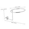 FAVOMOTO Tube Helmet and Hat Display Rack for Wall Storage Stand for Helmets Hats and Wigs Heavy-Duty Design Stable Base Stylish Organizer for Home Store Use view 2