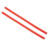 Silicone Oven Rack Cover, Pack of 2, Heat Insulated, Red, 13.78x0.59 Inches, Non-Slip Guards view 1