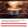 Silicone Oven Rack Cover, Pack of 2, Heat Insulated, Red, 13.78x0.59 Inches, Non-Slip Guards view 4