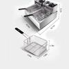 Deep Fryer with Basket, Fry Daddy, Fryers with Baskets, Countertop Stainless Steel, French Fries Fryer, for Commercial Restaurant, Fast Food Restaurant (6L) view 2