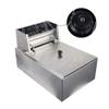 Deep Fryer with Basket, Fry Daddy, Fryers with Baskets, Countertop Stainless Steel, French Fries Fryer, for Commercial Restaurant, Fast Food Restaurant (6L) view 3