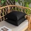 Kevin Textile Outdoor Waterproof 20x20 Pillow Covers 2 Pack, Black view 4