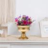 BESPORTBLE Gold Vases Elegant Centerpieces Vase Bulk Vase Flower Holder Wedding Party Home Decor 2 Pcs view 4