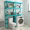 BOOMLATU 3-Tier Over The Toilet Rack,Bathroom Shelves Over Toilet Corner Stand Storage Organizer Multifunctional Bathroom for Toilet,Laundry 23.6" Wx11.8 Dx67.3 H (Blue) view 1