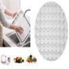 Collapsible Dish Drying Rack with Drain board Set Portable Dish Drainer Foldable Drying Dish Storage Rack Silverware Organizer view 4