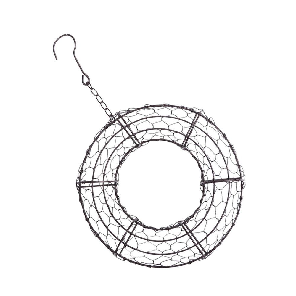 Hemoton Succulent Garland Hook Metal Wire Form Hanger Sturdy Iron Frame Pot for Home Office Decor