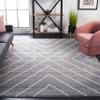 SAFAVIEH Area Rug 8x10 - Adirondack Collection - Large - Dark Grey & Ivory, Modern Geometric Design, Non-Shedding & Easy Cleaning, Ideal for Living Room, Bedroom, Office, Dining Space (ADR251H) view 1