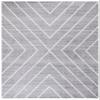 SAFAVIEH Area Rug 8x10 - Adirondack Collection - Large - Dark Grey & Ivory, Modern Geometric Design, Non-Shedding & Easy Cleaning, Ideal for Living Room, Bedroom, Office, Dining Space (ADR251H) view 3