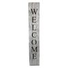 HomeRoots Rustic White Wash Front Porch Welcome Sign view 1