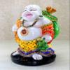 eSplanade Laughing Buddha Statue for Money, Wealth & Good Luck | Resin Home Decor Item for Living Room, Office Table Desk, Shelf | Feng Shui Showpiece, Idol & Figurine | House Warming Gift, 11.5" view 3