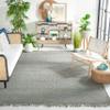 SAFAVIEH Natural Fiber Collection Area Rug - 10' x 14', Blue, Handmade Boho Fringe Woven Jute, Ideal for High Traffic Areas in Living Room, Bedroom (NF368E) view 1