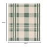 SAFAVIEH Washable Rug Outdoor Courtyard Collection - 5'3" x 7'7", Green & Beige, Plaid Pattern, Non-Shedding & Easy Cleaning, Ideal for Patio, Backyard, Mudroom (CY6201-322) view 2