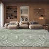 SAFAVIEH Area Rug 8x10 - Adirondack Collection - Large - Sage & Ivory, Modern Geometric Design, Non-Shedding & Easy Cleaning, Ideal for Living Room, Bedroom, Office, Dining Space (ADR241Y) view 1