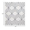 SAFAVIEH Area Rug 8x10 - Adirondack Collection - Large - Light Grey & Navy, Modern Geometric Design, Non-Shedding & Easy Cleaning, Ideal for Living Room, Bedroom, Office, Dining Space (ADR241N) view 2