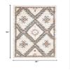 SAFAVIEH Kilim Collection Accent Rug - 3' x 5', Ivory & Black, Handmade Flat Weave Jute, Ideal for High Traffic Areas in Entryway, Living Room, Bedroom (KLM761A) view 2