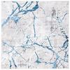 SAFAVIEH Amelia Collection Area Rug - 5' Square, Grey & Blue, Modern Abstract Design, Non-Shedding & Easy Care, Ideal for High Traffic Areas in Living Room, Bedroom (ALA293F) view 3