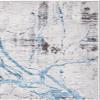 SAFAVIEH Amelia Collection Area Rug - 5' Square, Grey & Blue, Modern Abstract Design, Non-Shedding & Easy Care, Ideal for High Traffic Areas in Living Room, Bedroom (ALA293F) view 4