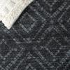 SAFAVIEH Area Rug 8x10 - Adirondack Collection - Large - Dark Grey & Grey, Geometric Trellis Pattern, Non-Shedding & Easy Cleaning, Ideal for Living Room, Bedroom, Office, Dining Space (ADR131F) view 4