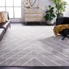 SAFAVIEH Area Rug 8x10 - Adirondack Collection - Large - Grey & Ivory, Modern Geometric Design, Non-Shedding & Easy Cleaning, Ideal for Living Room, Bedroom, Office, Dining Space (ADR251G) view 1