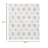 Martha Stewart x SAFAVIEH Shag Rug Collection - 5'1" x 7'6", White & Light Grey, Non-Shedding & Easy Cleaning, Ultra Plush Thick Pile, Ideal for Living Room, Bedroom, Dining Space (MSR0728A) view 2