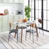 SAFAVIEH Montauk Collection Accent Rug - 4' x 6', Light Green & Ivory, Handmade Flat Weave Boho Farmhouse Cotton Modern Stripe, Ideal for High Traffic Areas in Entryway, Living Room, Bedroom (MTK311J) view 3