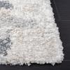 SAFAVIEH Area Rug 8x10 - Fontana Shag Collection - Large - Grey & Ivory, Modern Design, Non-Shedding & Easy Cleaning, Ultra Plush Thick Pile, Ideal for Living Room, Bedroom, Dining Space (FNT890F) view 3