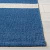 SAFAVIEH Montauk Collection Area Rug - 9' x 12', Navy & Ivory, Handmade Flat Weave Boho Farmhouse Cotton Modern Stripe, Ideal for High Traffic Areas in Living Room, Bedroom (MTK311N) view 4