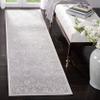 SAFAVIEH Reflection Collection Runner Rug - 2'3" x 14', Light Grey & Cream, Non-Shedding & Easy Cleaning, Ideal for Living Room, Bedroom (RFT663C) view 1