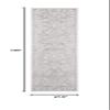 SAFAVIEH Reflection Collection Runner Rug - 2'3" x 14', Light Grey & Cream, Non-Shedding & Easy Cleaning, Ideal for Living Room, Bedroom (RFT663C) view 2