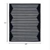 SAFAVIEH Montauk Collection Accent Rug - 4' x 6', Black & Ivory, Handmade Flat Weave Boho Farmhouse Cotton Modern Stripe, Ideal for High Traffic Areas in Entryway, Living Room, Bedroom (MTK313Z) view 2