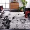 SAFAVIEH Area Rug 8x10 - Adirondack Collection - Large - Grey & Black, Modern Abstract Design, Non-Shedding & Easy Cleaning, Ideal for Living Room, Bedroom, Office, Dining Space (ADR134Z) view 1
