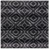 SAFAVIEH Area Rug 8x10 - Adirondack Collection - Large - Black & Ivory, Geometric Trellis Pattern, Non-Shedding & Easy Cleaning, Ideal for Living Room, Bedroom, Office, Dining Space (ADR131A) view 3